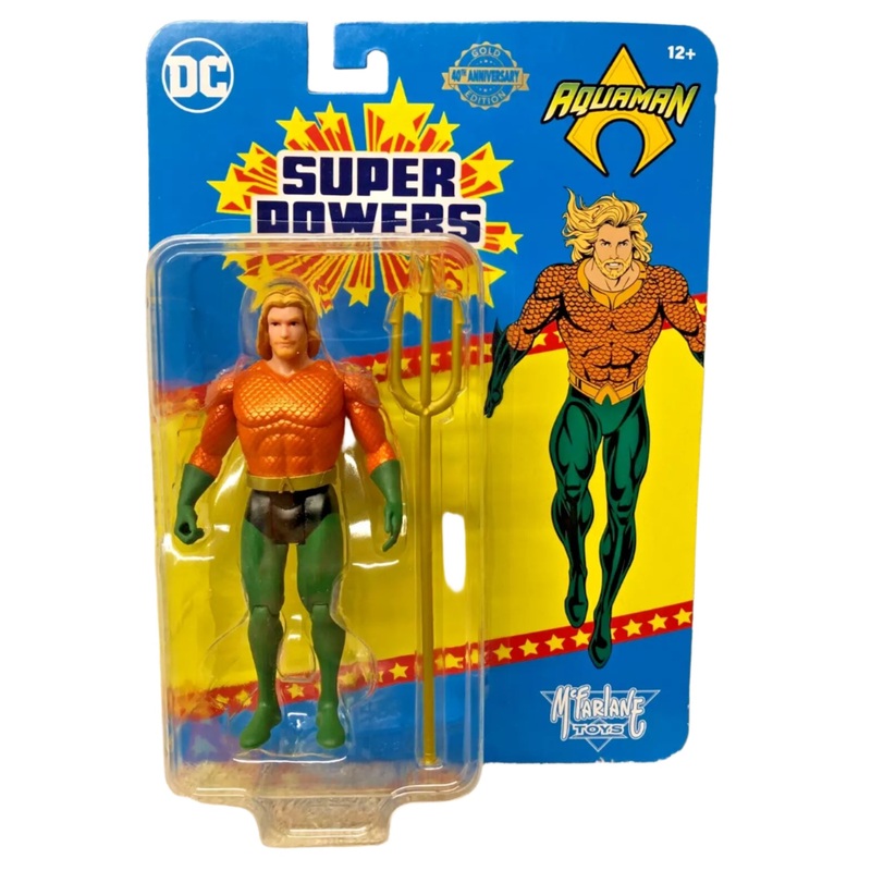 McFarlane Toys DC Super Powers Aquaman Gold Chase