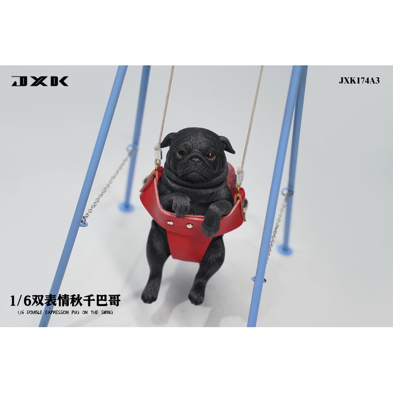 PRE-ORDER Pug on the Swing: A3 1/6