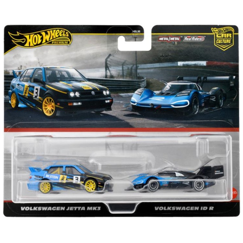 Hot Wheels Premium 2 Pack Volkswagen Jetta MK3/ Volkswagen ID R (HRR83-9866)