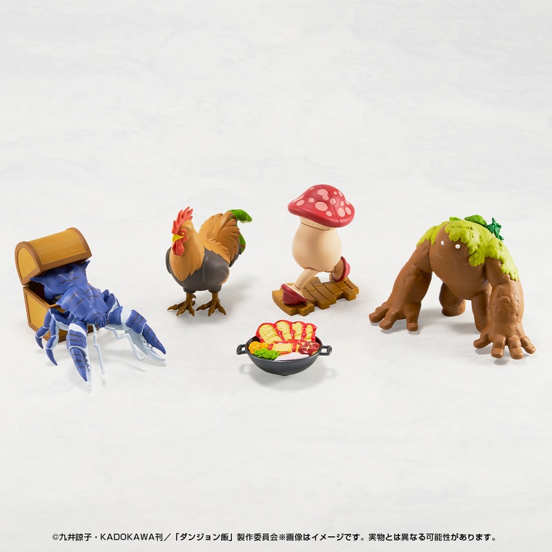 PRE-ORDER MegaHouse - Kaitai Puzzle Fantasy - Delicious in Dungeon - Dungeon Creaturer Collection Set
