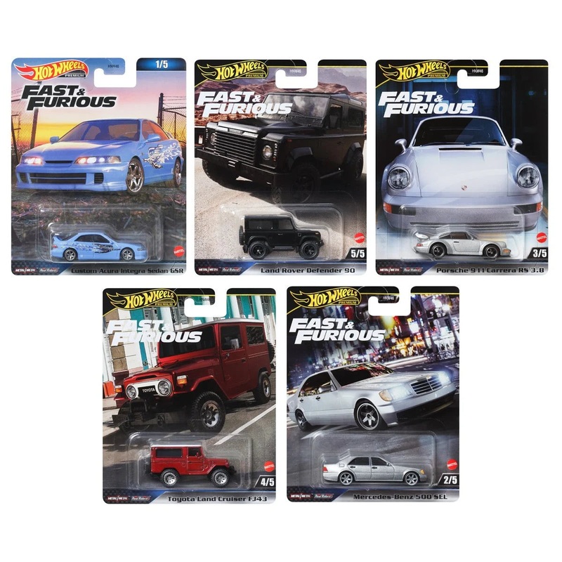 Hot Wheels Fast and Furious 2024 Mix 3 Case of 5