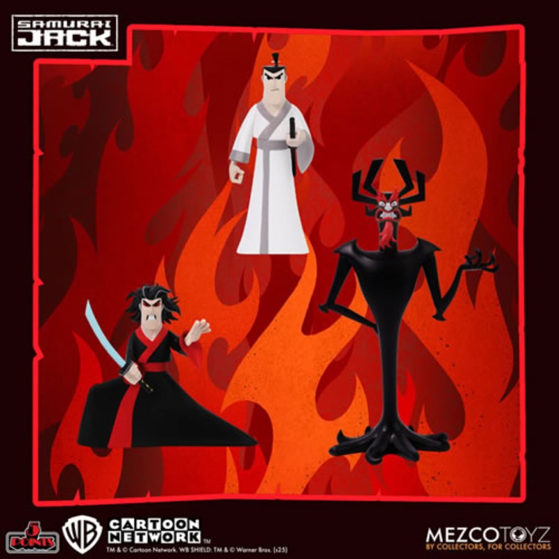 5 Points Figures - Samurai Jack - 3pc Figure Set (Pre-order)*