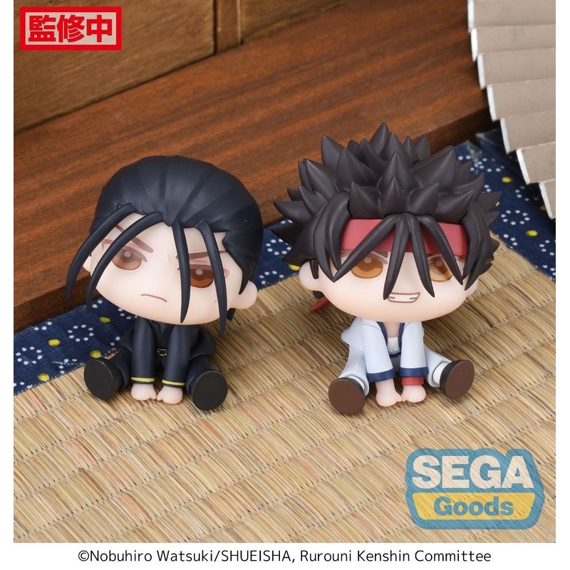 BACK-ORDER Sega - Rurouni Kenshin QyuruMe Mini Figure - Saito Haijime & Sanosuke Sagara [Set of 2]