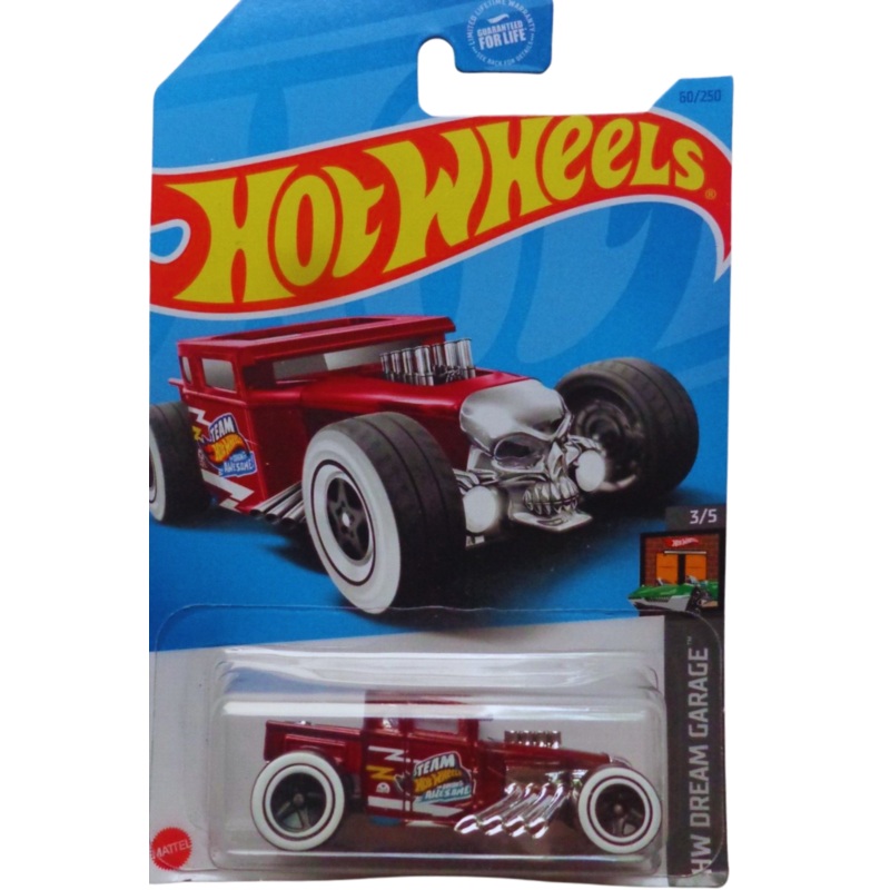 2023 Hot Wheels HW DREAM GARAGE 3/5 Bone Shaker 60/250 (Dark Red)