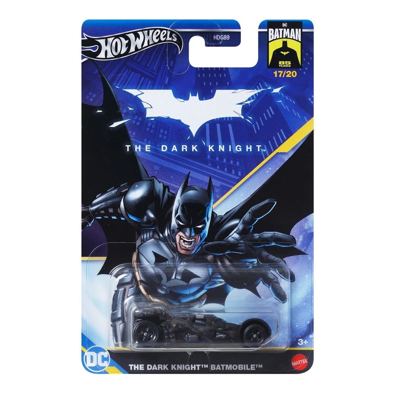 Hot Wheels Batman Themed 2024 Batmobile The Dark Knight Movie Vehicle