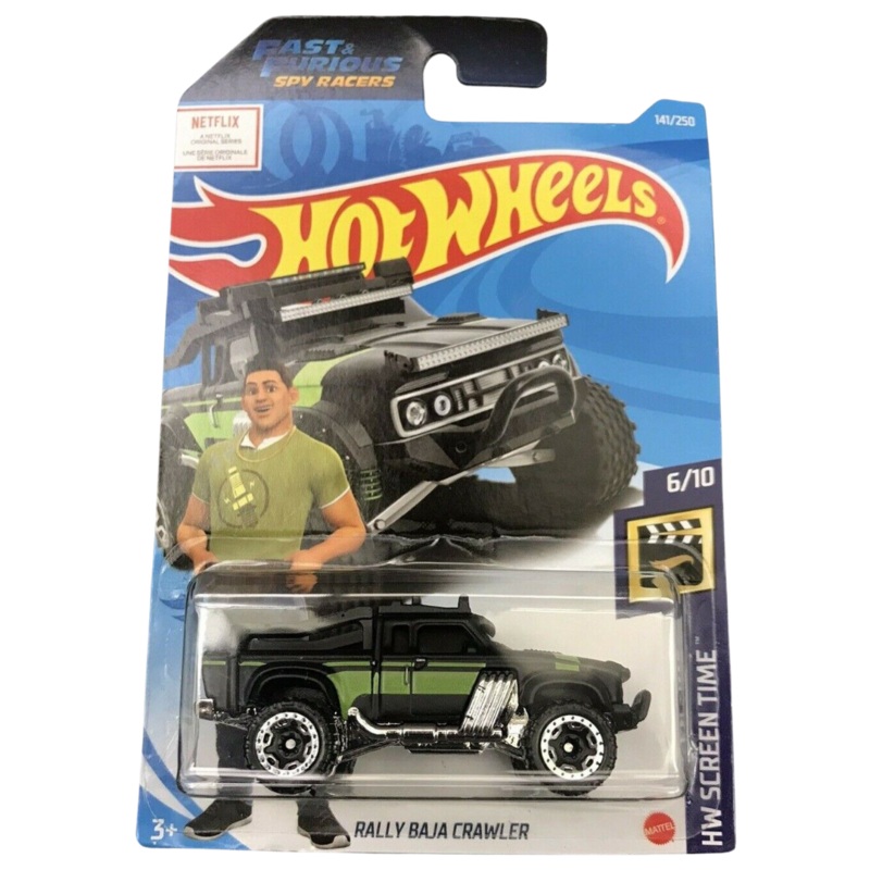 2021 Hot Wheels Rally Baja Crawler (Black) HW SCREEN TIME 6/10