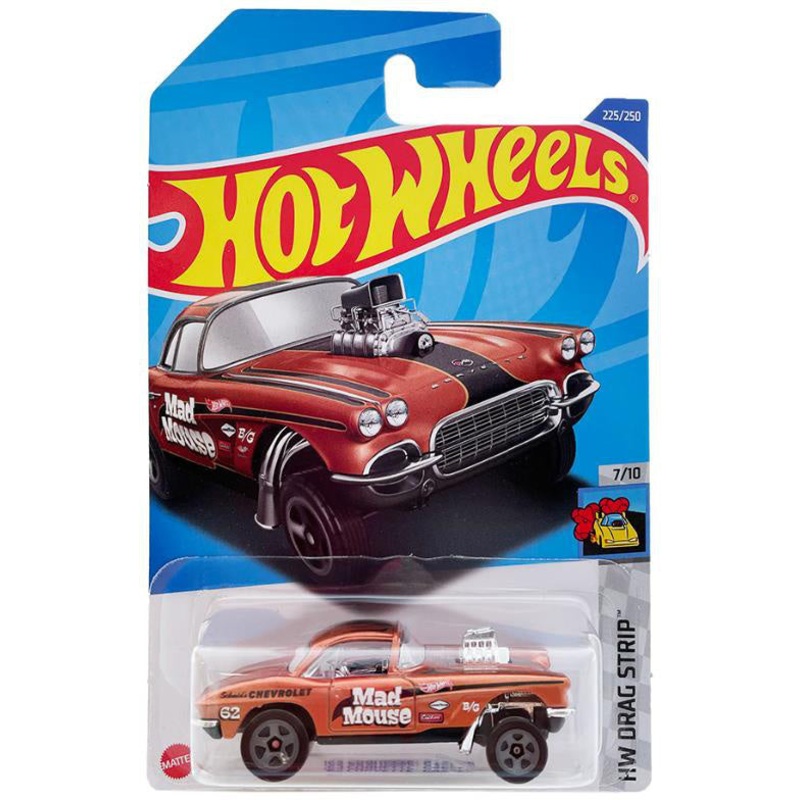 Hot Wheels Basic Car '62 Corvette Gasser Mad Mouse (HHF59)
