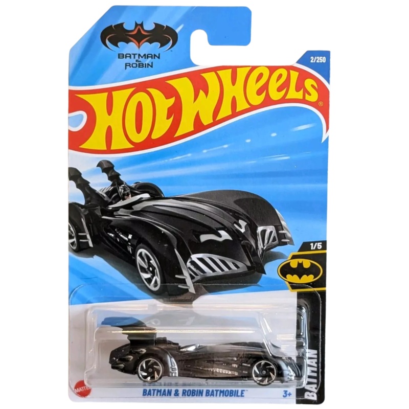 2025 Hot Wheels Batman & Robin Batmobile 2/250 Batman 1/5