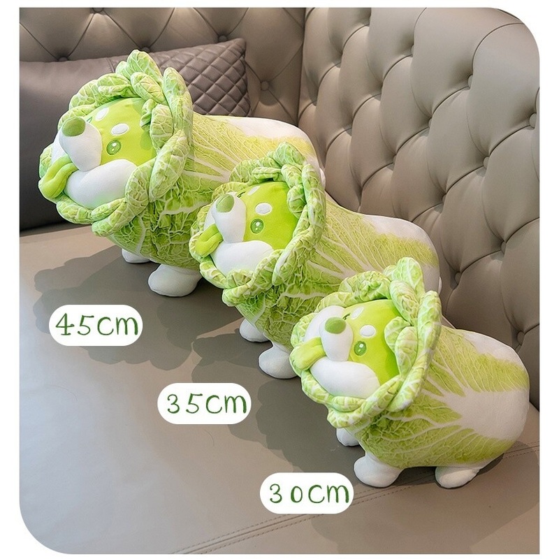Vegetable Fairy Series Cabbage Dog 30cm Plush