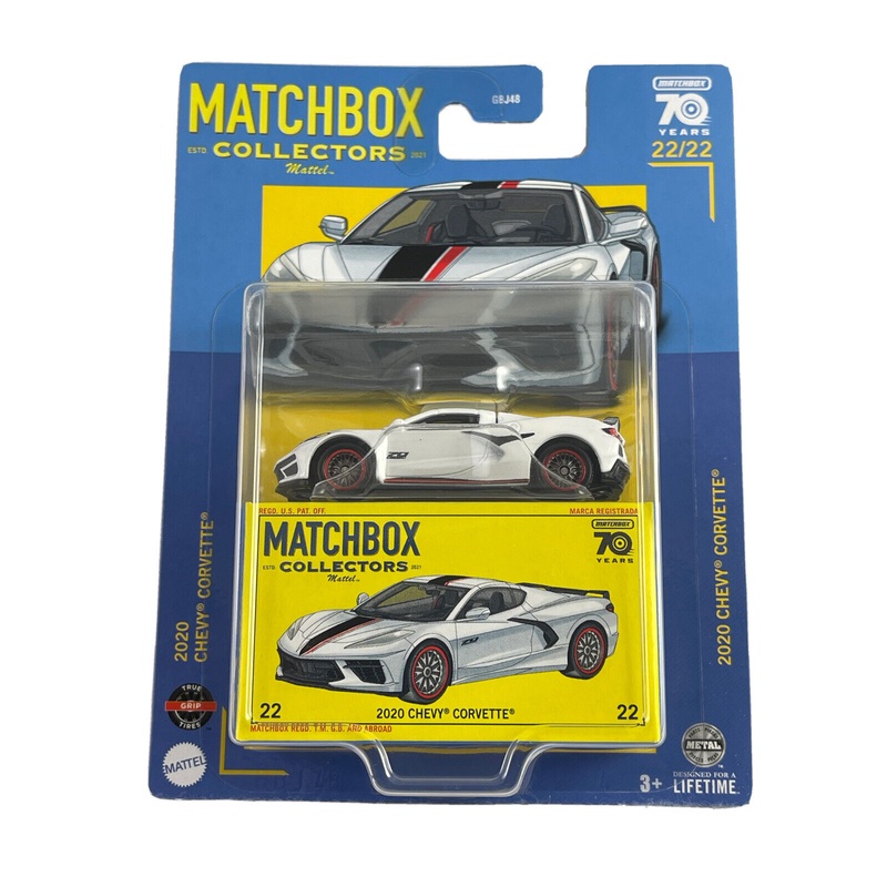 Matchbox Collectors 2023 MBX 70 Years 22/22 White 2020 Chevy Corvette