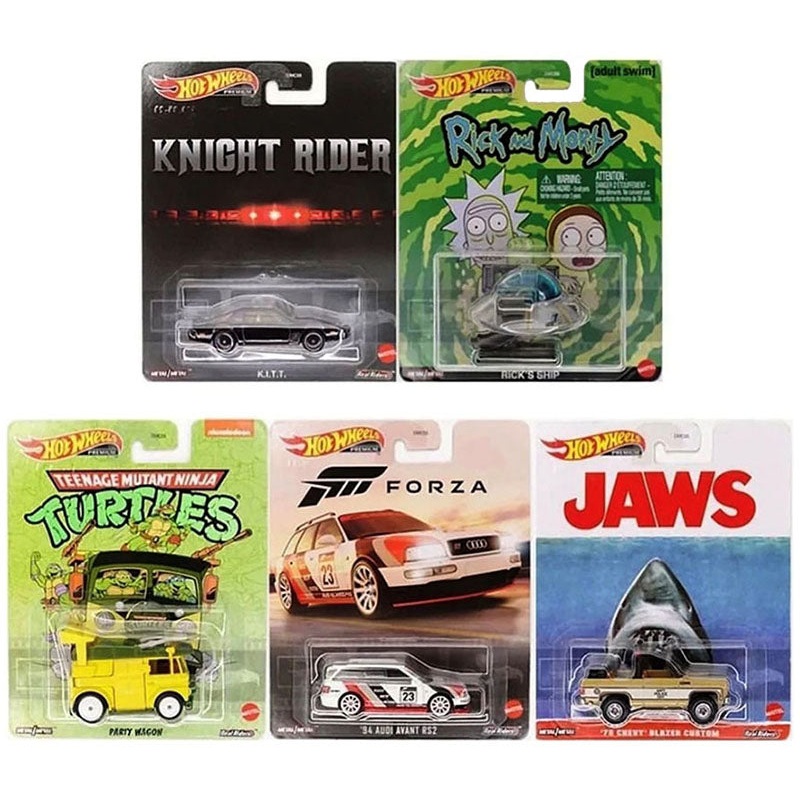 Hot Wheels Retro Entertainment 2023 Mix 3 Vehicles  Set of 5