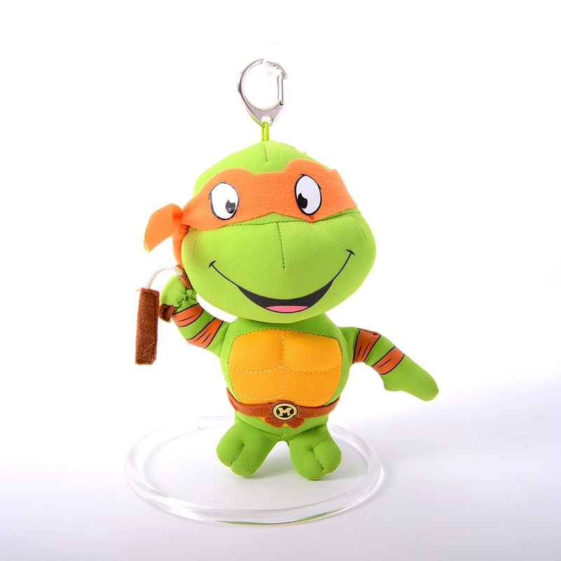 Teenage Mutant Ninja Turtles 5.5 Michelangelo Keychain Plush