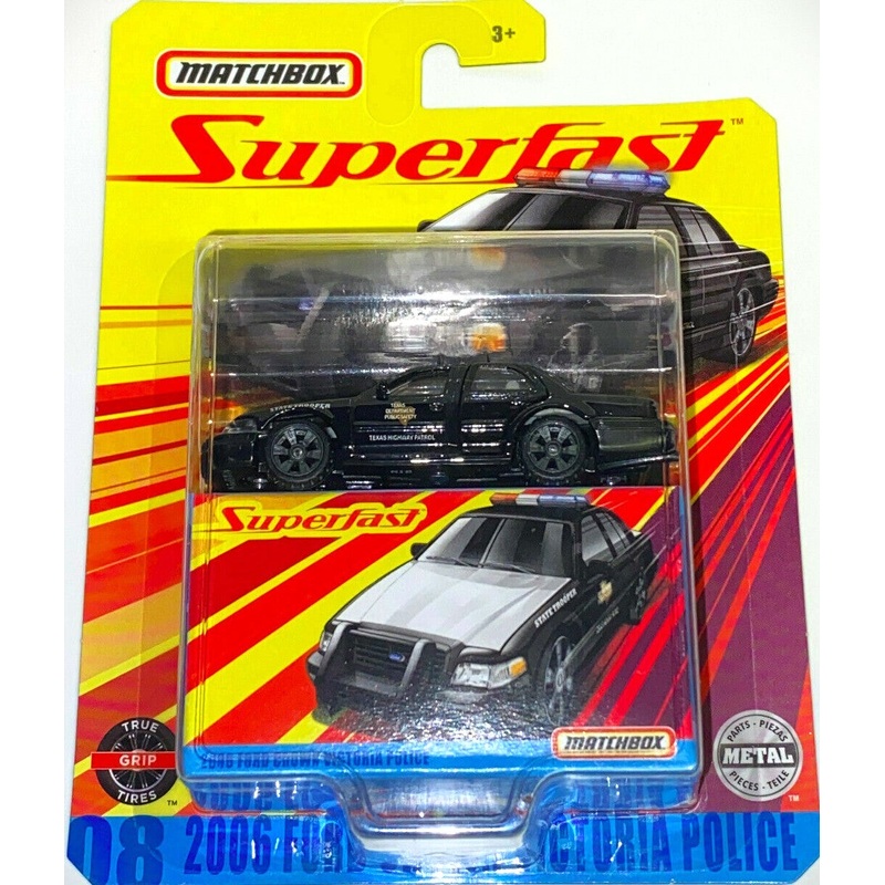 2020 Matchbox Superfast Premium Real Riders 2006 Ford Crown Victoria Police