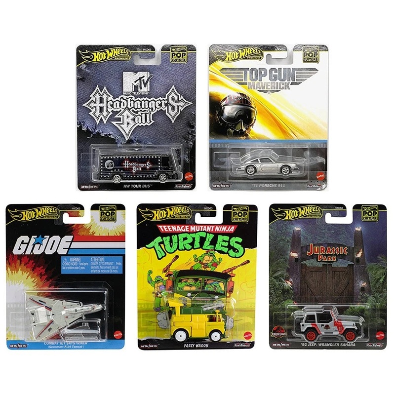 Hot Wheels Pop Culture 2025 Mix 4 Case of 5