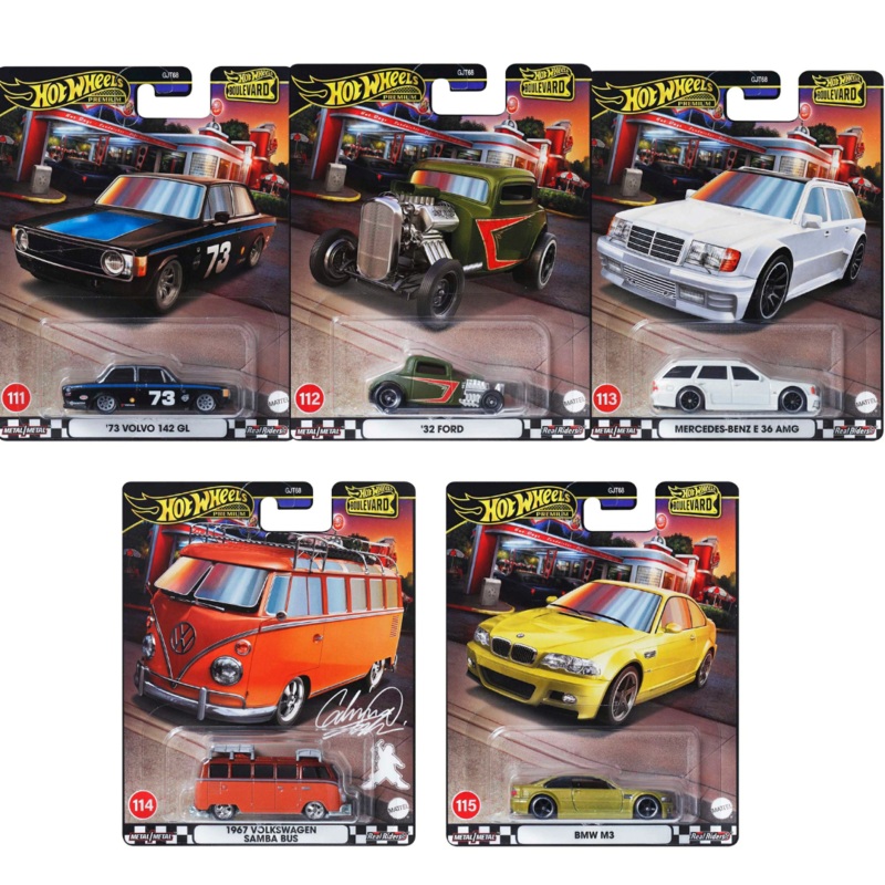 2024 Hot Wheels Boulevard #111-#115 - SET OF 5