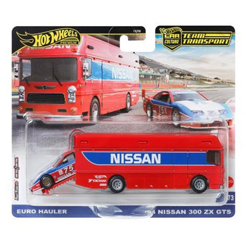 Hot Wheels Team Transport 2024 Euro Hauler 94 Nissan 300ZX GTS