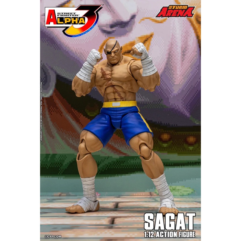 1/12 Street Fighter ZERO3 Action Figure Sagat (Pre-order)*