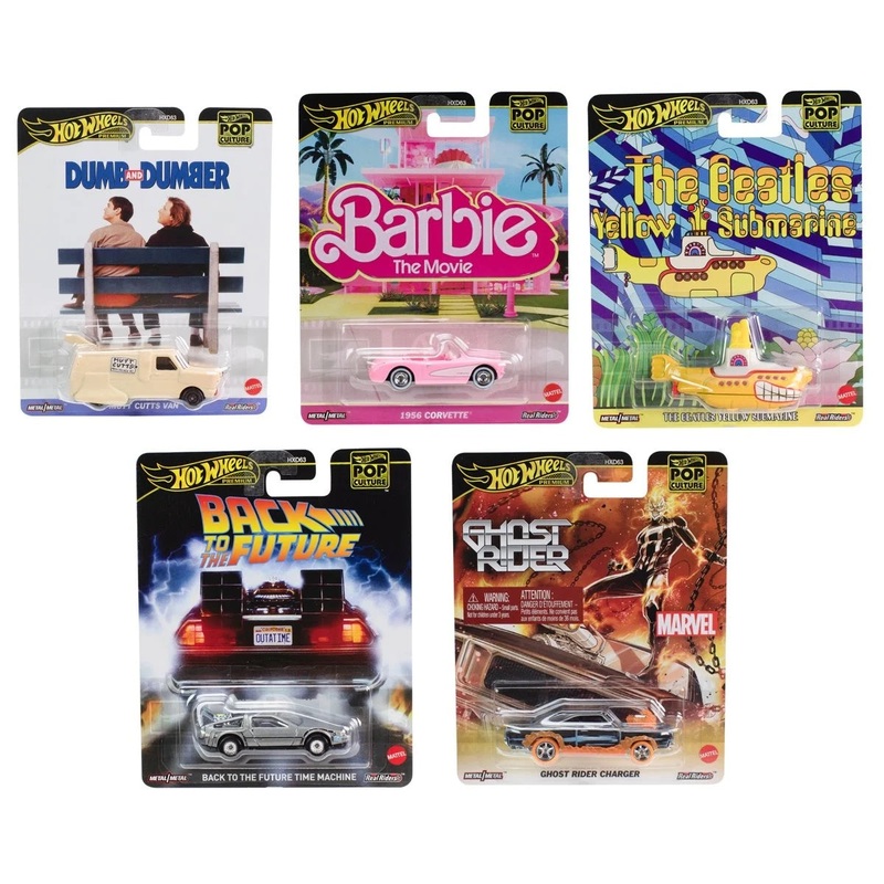 Hot Wheels Pop Culture 2025 Mix 2 Vehicle Case of 5