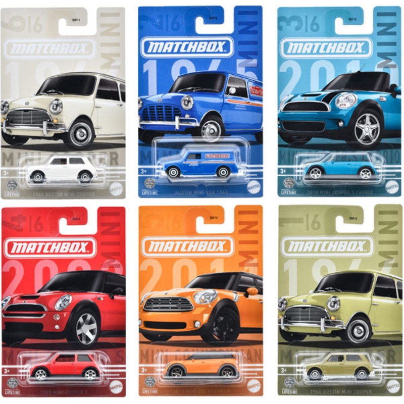 MatchBox Theme Assortment - MINI  Set of 6