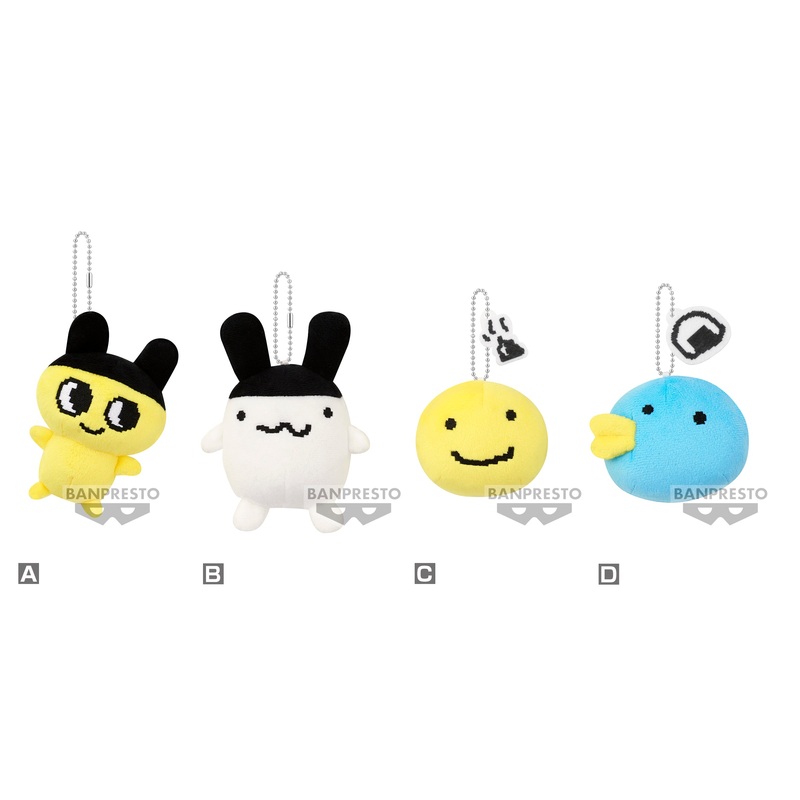 PRE-ORDER Banpresto - Tamagotchi Mascot Plush Vol. 2 [Set of 4]