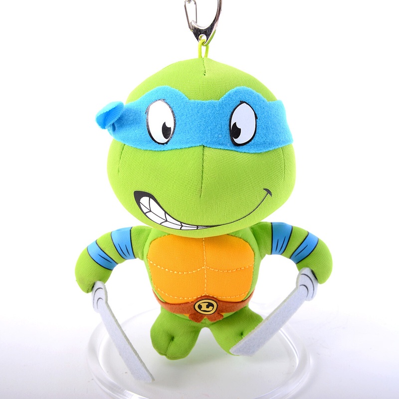 Teenage Mutant Ninja Turtles 5.5 Leonardo Keychain Plush