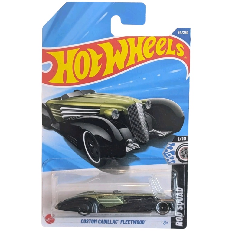 2025 Hot Wheels Custom Cadillac Fleetwood, 24/250, Rod Squad 1/10