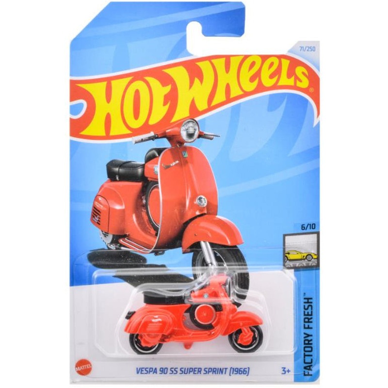 Hot Wheels Basic Car Vespa 90 SS Super Sprint (1966) (HXP89-9866)