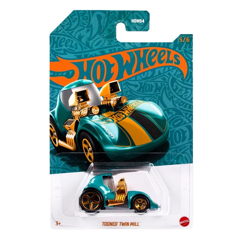 Hot Wheels 56th Anniversary Pearl and Chrome 2024 Mix 2 Toon'd Twin Mill