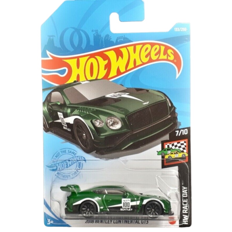 2021 Hot Wheels Mainline 2018 Bentley Continental GT3 133/250. HW Race Day.