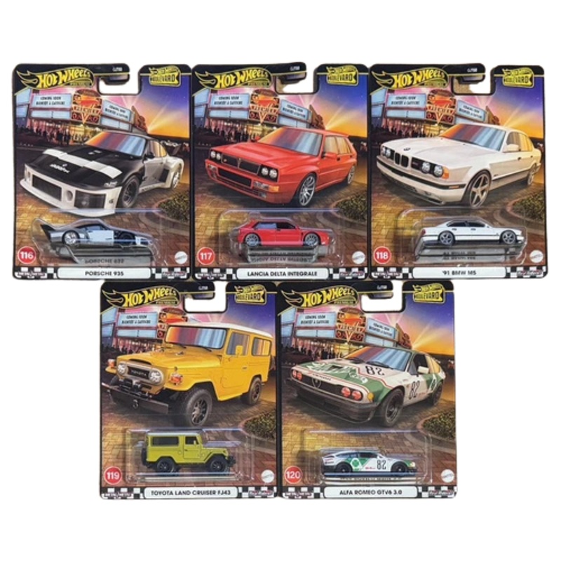 2025 Hot Wheels Boulevard #116-#120 - SET OF 5